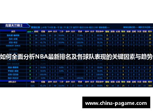 如何全面分析NBA最新排名及各球队表现的关键因素与趋势