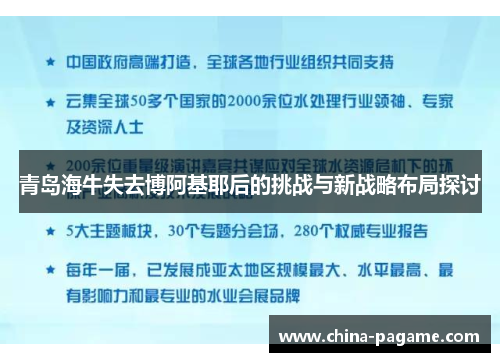 青岛海牛失去博阿基耶后的挑战与新战略布局探讨